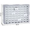 Organizador Multicajones Con 64 Cajones 52x16x37,5 Cm Vidaxl