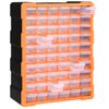 Organizador Multicajones Con 60 Cajones 38x16x47,5 Cm Vidaxl