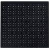 Cabezal Ducha Efecto Lluvia Acero Inox Cuadrado 50x50 Cm Negro