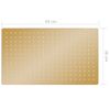 Cabezal Ducha Efecto Lluvia Acero Inox Cuadrado Dorado 50x30cm Vidaxl