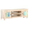 Mueble Para Tv De Madera Maciza De Acacia Rugosa 120x30x40 Cm Vidaxl