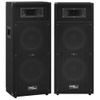 Altavoces Escenario Profesional Hifi Pasivos 2 Uds 1000w Negro Vidaxl