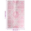 Alfombra De Exterior Pp Rosa 160x230 Cm Vidaxl