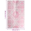 Alfombra De Exterior Pp Rosa 190x290 Cm Vidaxl