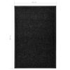 Felpudo Lavable Negro 60x90 Cm Vidaxl