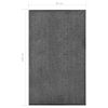 Felpudo Lavable Gris Antracita 90x150 Cm Vidaxl