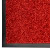 Felpudo Lavable Rojo 60x90 Cm Vidaxl