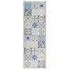 Alfombra De Cocina Lavable Mosaic 45x150 Cm Vidaxl