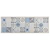 Alfombra De Cocina Lavable Mosaic 45x150 Cm Vidaxl