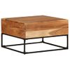 Mesa De Centro Madera De Acacia Maciza 68x68x41 Cm Vidaxl