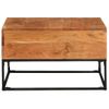 Mesa De Centro Madera De Acacia Maciza 68x68x41 Cm Vidaxl