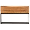 Mesa Consola De Madera Maciza De Acacia 120x30x75 Cm Vidaxl