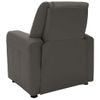 Rogal Sillón Reclinable De Cuero Sintético Gris Rogal