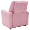 Rogal Sillón Reclinable De Cuero Sintético Rosa Rogal