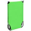 Tumbona Plegable De Acero Verde Vidaxl