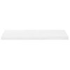 Estante Flotante De Pared 2 Uds Mdf Blanco Brillo 80x23,5x3,8cm Vidaxl