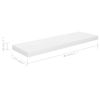 Estante Flotante De Pared 2 Uds Mdf Blanco Brillo 80x23,5x3,8cm Vidaxl