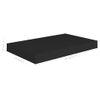 Estantes Flotantes De Pared 2 Uds Mdf Negro 40x23x3,8 Cm Vidaxl