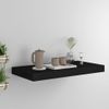 Estante Flotante De Pared Mdf Negro 50x23x3,8 Cm Vidaxl