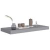 Estante Flotante De Pared Mdf Gris 60x23,5x3,8 Cm Vidaxl