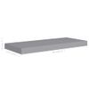 Estante Flotante De Pared Mdf Gris 60x23,5x3,8 Cm Vidaxl