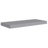 Estante Flotante Pared 2 Uds Gris Mdf 60x23,5x3,8 Cm Vidaxl