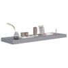 Estante Flotante De Pared Mdf Gris 80x23,5x3,8 Cm Vidaxl