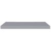 Estantes Flotantes De Pared 2 Uds Mdf Gris 80x23,5x3,8 Cm Vidaxl