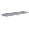 Estante Flotante De Pared Mdf Gris 90x23,5x3,8 Cm Vidaxl