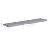 Estante Flotante De Pared Mdf Gris 120x23,5x3,8 Cm Vidaxl