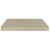 Estantes Flotantes De Pared 2 Uds Mdf Roble 50x23x3,8 Cm Vidaxl