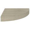 Estante Flotante De Esquina 4 Uds Mdf Roble 25x25x3,8 Cm Vidaxl