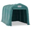 Carpa Garaje De Almacenamiento Pvc Verde 2,4x3,6 M Vidaxl