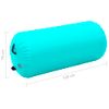 Rollo Hinchable De Gimnasia Con Bomba Pvc Verde 120x75 Cm Vidaxl