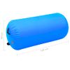 Rollo Inflable De Gimnasia Con Bomba Pvc Azul 120x90 Cm Vidaxl