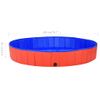 Piscina Para Perros Plegable Pvc Rojo 200x30 Cm Vidaxl