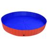 Piscina Para Perros Plegable Pvc Rojo 300x40 Cm Vidaxl