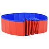 Piscina Para Perros Plegable Pvc Rojo 300x40 Cm Vidaxl