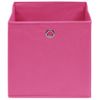 Cajas De Almacenaje 10 Uds Tela No Tejida Rosa 28x28x28 Cm Vidaxl