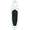 Juego De Tabla De Paddle Surf Hinchable Verde Y Blanco Vidaxl