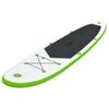 Juego De Tabla Paddle Surf Inflable Verde Y Blanco Vidaxl