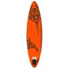 Juego De Tabla De Paddle Surf Inflable Naranja 305x76x15 Cm Vidaxl