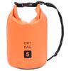 Bolso Acuático Impermeable Pvc Naranja 5 L Vidaxl