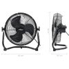 Ventilador De Suelo 3 Velocidades Negro 55 Cm 100 W Vidaxl