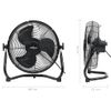 Ventilador De Suelo 3 Velocidades Negro 120 Cm 120 W Vidaxl