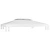 Toldo De Cenador 2 Niveles 310 G/m² 4x3 M Blanco Vidaxl