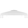 Toldo De Cenador 2 Niveles 310 G/m² 4x3 M Blanco Vidaxl