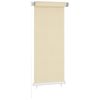 Persiana Enrollable De Exterior Hdpe Crema 60x140 Cm Vidaxl