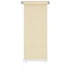 Persiana Enrollable De Exterior Hdpe Crema 60x140 Cm Vidaxl