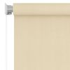 Persiana Enrollable De Exterior Hdpe Crema 60x140 Cm Vidaxl